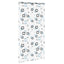 Bruserullegardin 130x240 cm Stofbredde 126 cm
