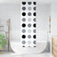 Bruserullegardin 70x240 cm Stofbredde 66 cm
