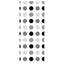 Bruserullegardin 90x240 cm Stofbredde 86 cm
