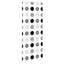Bruserullegardin 90x240 cm Stofbredde 86 cm