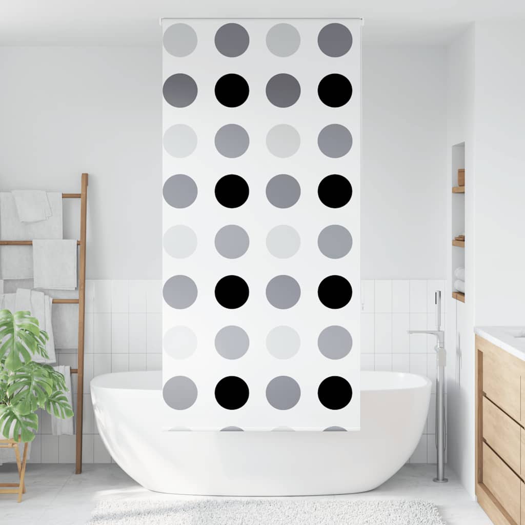 Bruserullegardin 110x240 cm Stofbredde 106 cm