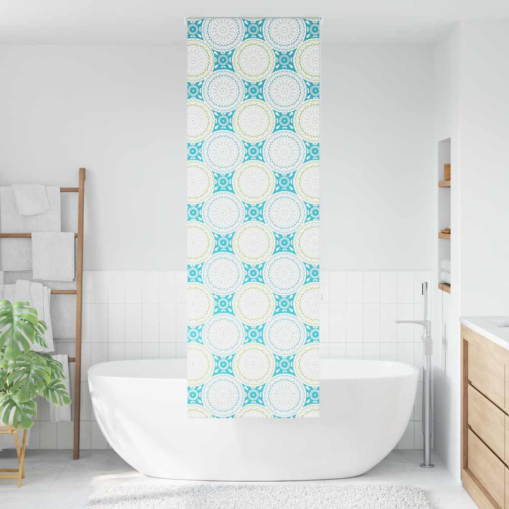 Bruserullegardin 60x240 cm Stofbredde 56 cm