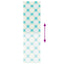 Bruserullegardin 80x240 cm Stofbredde 76 cm