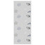 Bruserullegardin 100x240 cm Stofbredde 96 cm