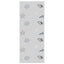 Bruserullegardin 110x240 cm Stofbredde 106 cm