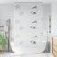Bruserullegardin 130x240 cm Stofbredde 126 cm