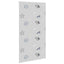 Bruserullegardin 130x240 cm Stofbredde 126 cm