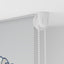 Bruserullegardin 140x240 cm Stofbredde 136 cm