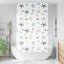 Bruserullegardin 130x240 cm Stofbredde 126 cm