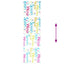 Bruserullegardin 70x240 cm Stofbredde 66 cm