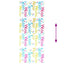 Bruserullegardin 100x240 cm Stofbredde 96 cm