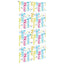 Bruserullegardin 130x240 cm Stofbredde 126 cm