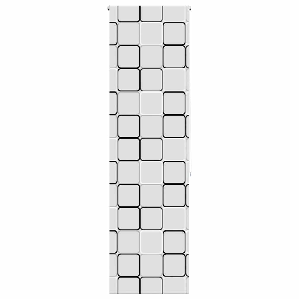 Bruserullegardin 80x240 cm Stofbredde 76 cm