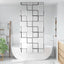 Bruserullegardin 110x240 cm Stofbredde 106 cm