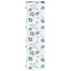 Bruserullegardin med kassette 60x240 cm Stofbredde 56 cm