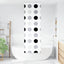 Bruserullegardin med kassette 60x240 cm Stofbredde 56 cm