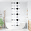 Bruserullegardin med kassette 70x240 cm Stofbredde 66 cm