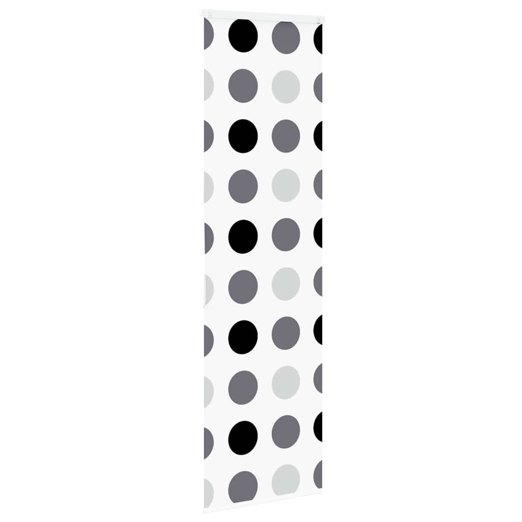Bruserullegardin med kassette 70x240 cm Stofbredde 66 cm