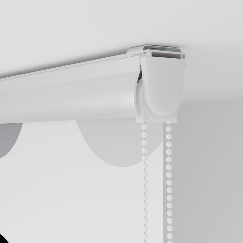 Bruserullegardin med kassette 70x240 cm Stofbredde 66 cm