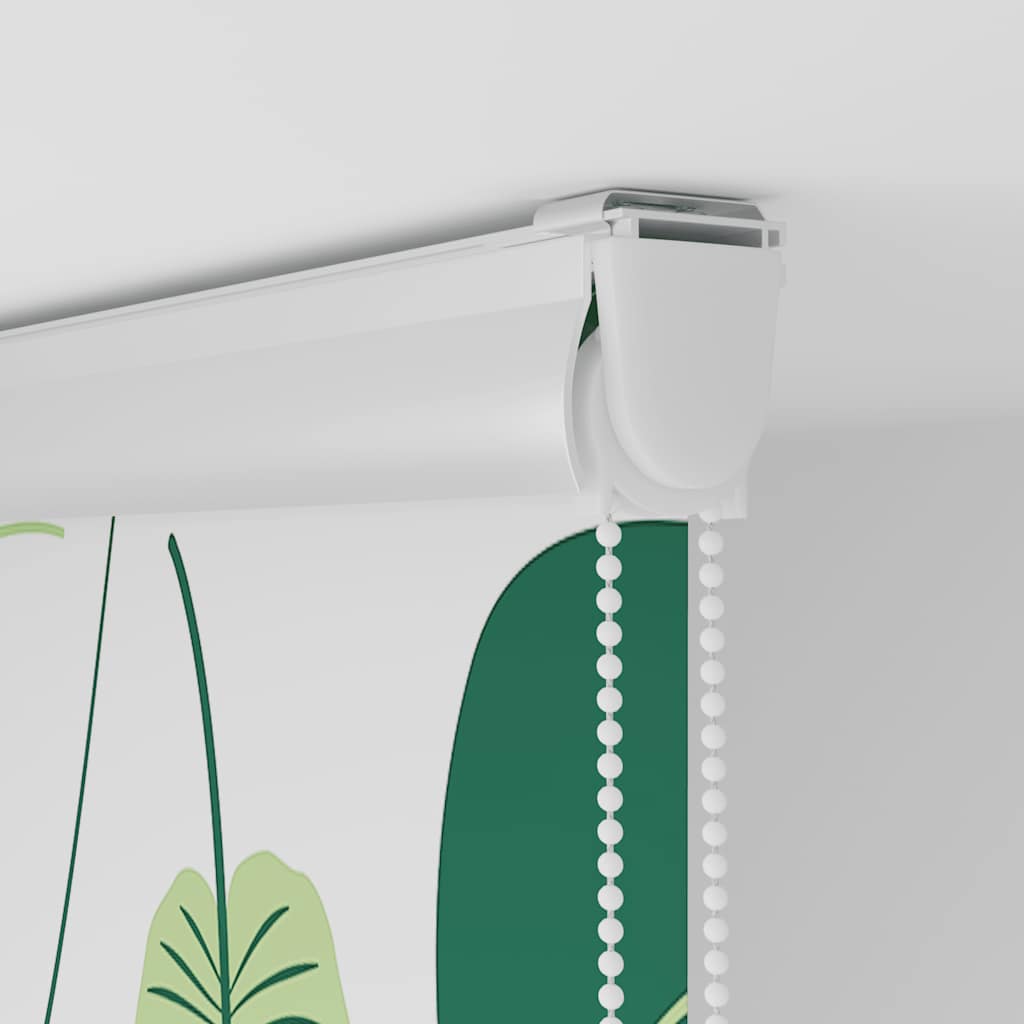 Bruserullegardin med kassette 100x240 cm Stofbredde 96 cm