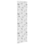Bruserullegardin med kassette 60x240 cm Stofbredde 56 cm