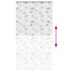 Bruserullegardin med kassette 130x240 cm Stofbredde 126 cm