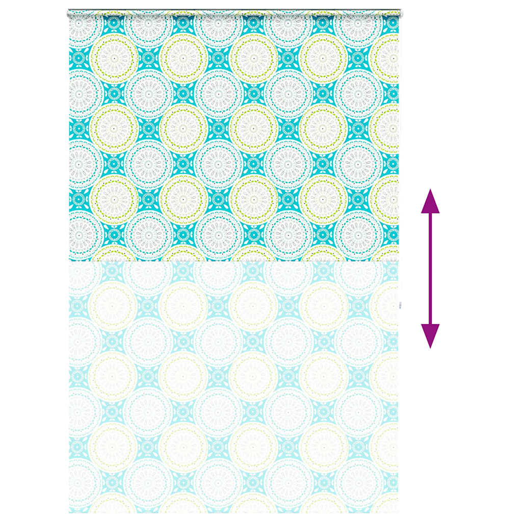 Bruserullegardin med kassette 150x240 cm Stofbredde 146 cm
