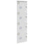 Bruserullegardin med kassette 60x240 cm Stofbredde 56 cm