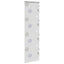 Bruserullegardin med kassette 70x240 cm Stofbredde 66 cm