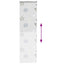 Bruserullegardin med kassette 70x240 cm Stofbredde 66 cm