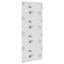 Bruserullegardin med kassette 90x240 cm Stofbredde 86 cm