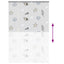 Bruserullegardin med kassette 150x240 cm Stofbredde 146 cm