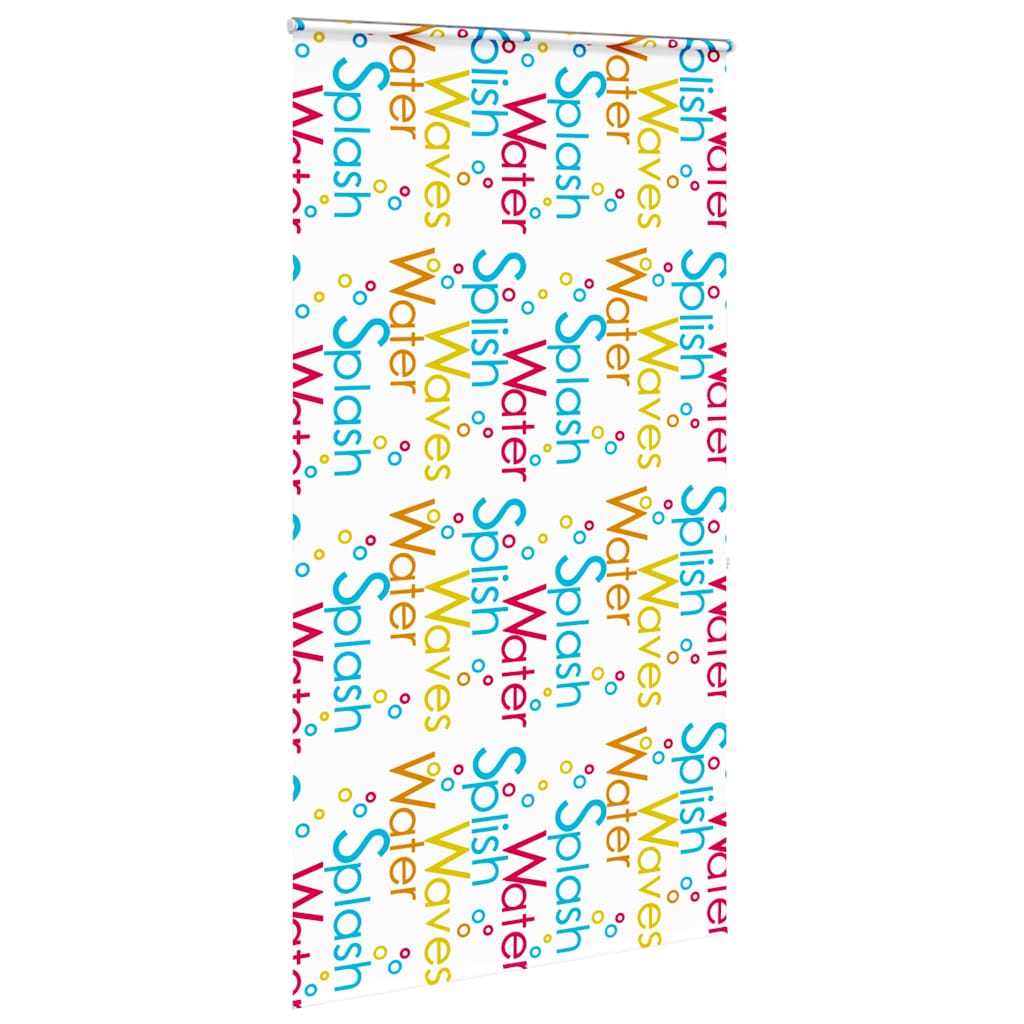 Bruserullegardin med kassette 130x240 cm Stofbredde 126 cm