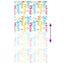Bruserullegardin med kassette 130x240 cm Stofbredde 126 cm