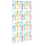 Bruserullegardin med kassette 140x240 cm Stofbredde 136 cm