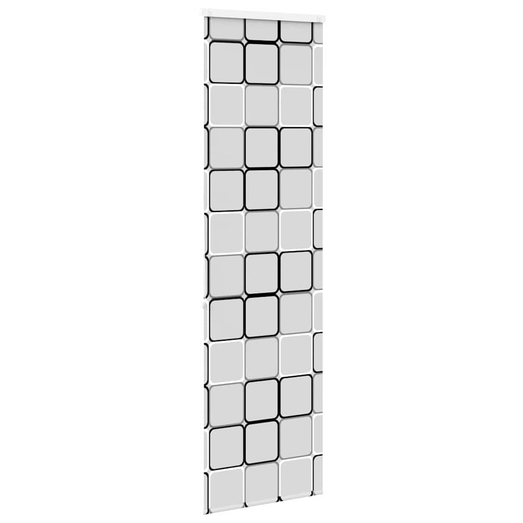 Bruserullegardin med kassette 70x240 cm Stofbredde 66 cm