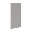 Plisségardin Antracit 55x100 cm Stofbredde 54,4 cm Polyester