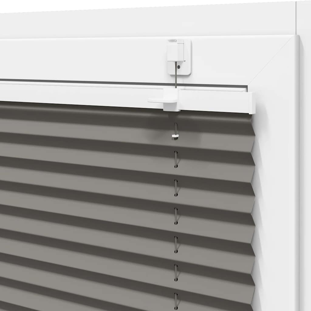 Plisségardin Antracit 60x100 cm Stofbredde 59,4 cm Polyester