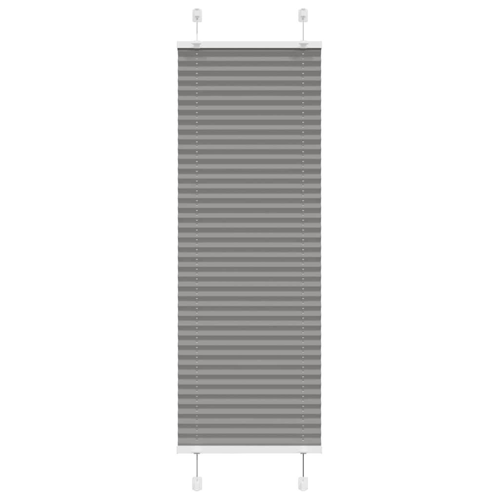 Plisségardin Antracit 50x150 cm Stofbredde 49,4 cm Polyester