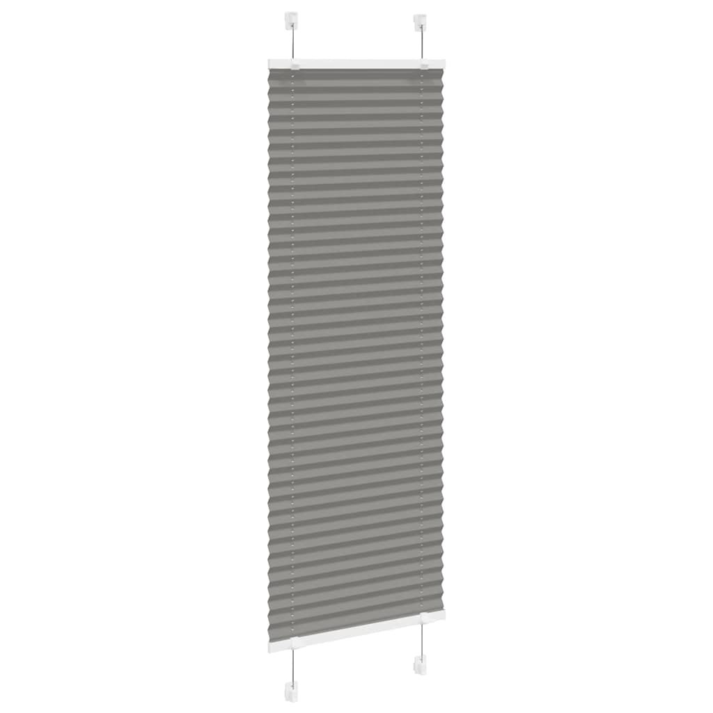 Plisségardin Antracit 50x150 cm Stofbredde 49,4 cm Polyester