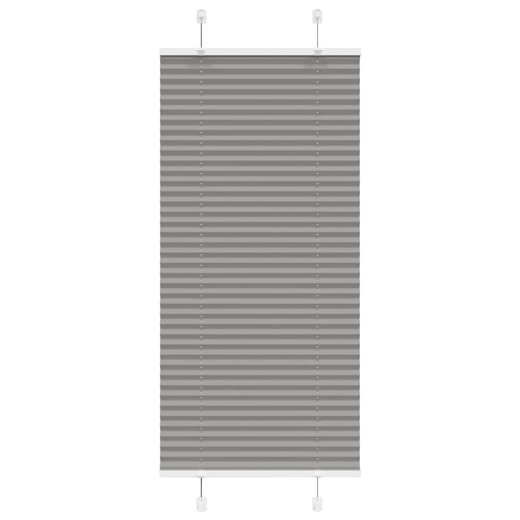 Plisségardin Antracit 55x150 cm Stofbredde 54,4 cm Polyester
