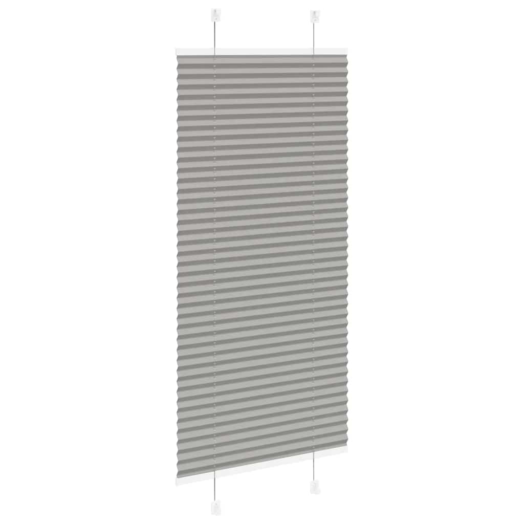 Plisségardin Antracit 60x150 cm Stofbredde 59,4 cm Polyester