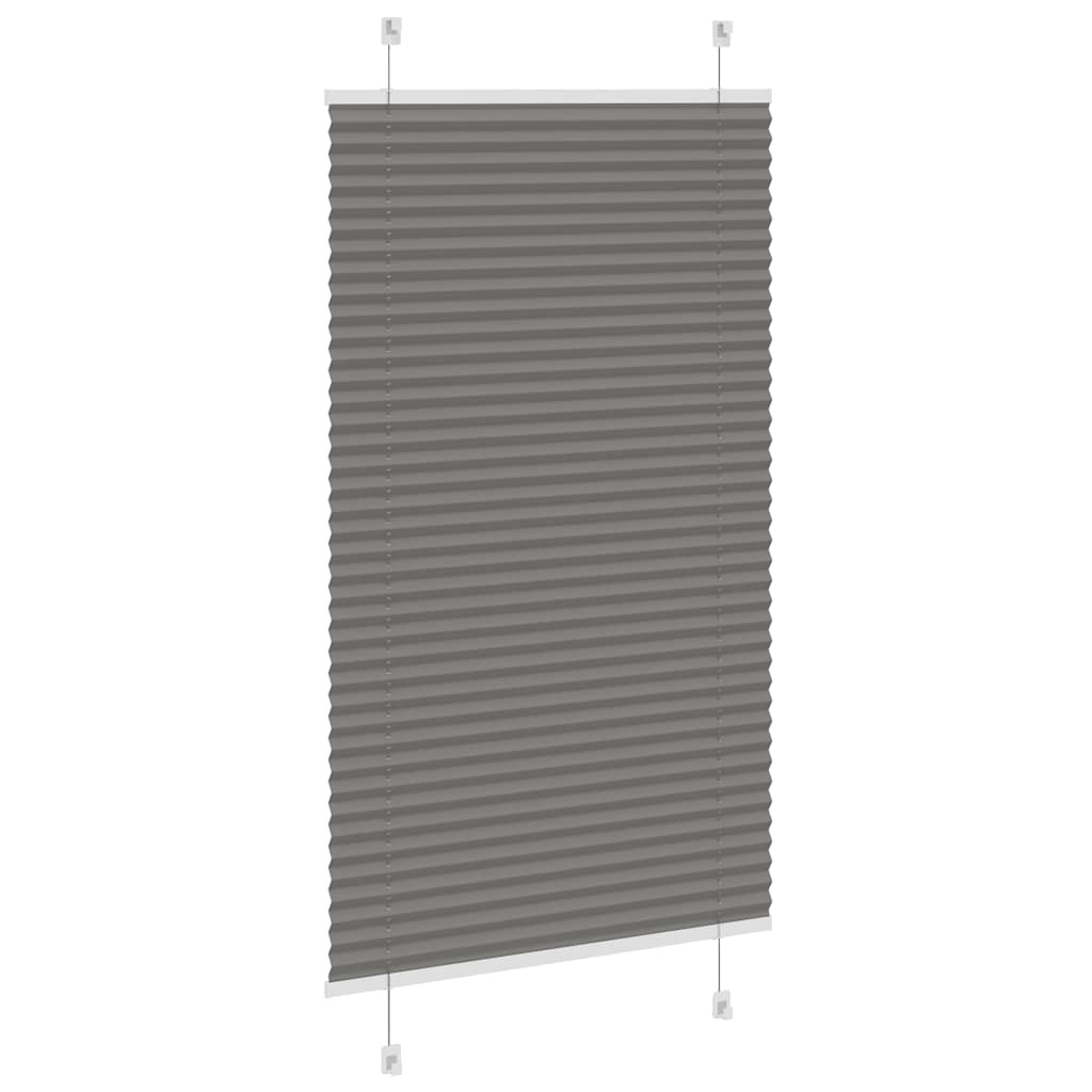 Plisségardin Antracit 70x150 cm Stofbredde 69,4 cm Polyester