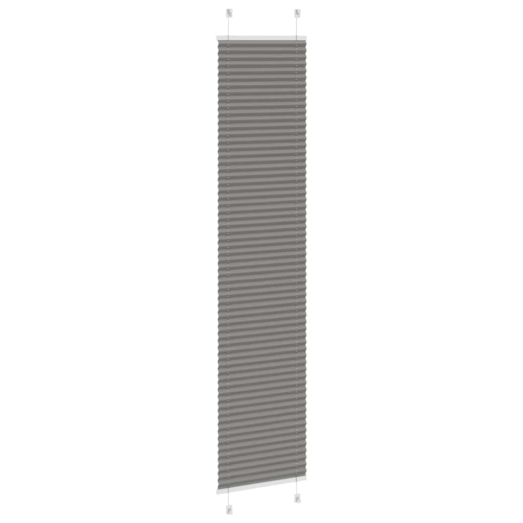 Plisségardin Antracit 50x200 cm Stofbredde 49,4 cm Polyester