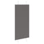 Plisségardin Sort 55x100 cm Stofbredde 54,4 cm Polyester
