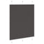 Plisségardin Sort 110x100 cm Stofbredde 109,4 cm Polyester