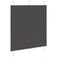 Plisségardin Sort 115x100 cm Stofbredde 114,4 cm Polyester