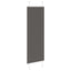 Plisségardin Sort 40x150 cm Stofbredde 39,4 cm Polyester