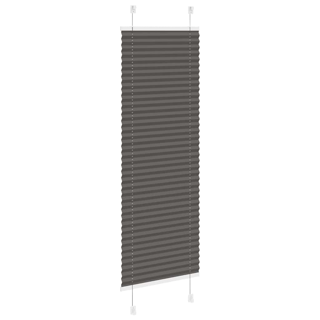 Plisségardin Sort 50x150 cm Stofbredde 49,4 cm Polyester