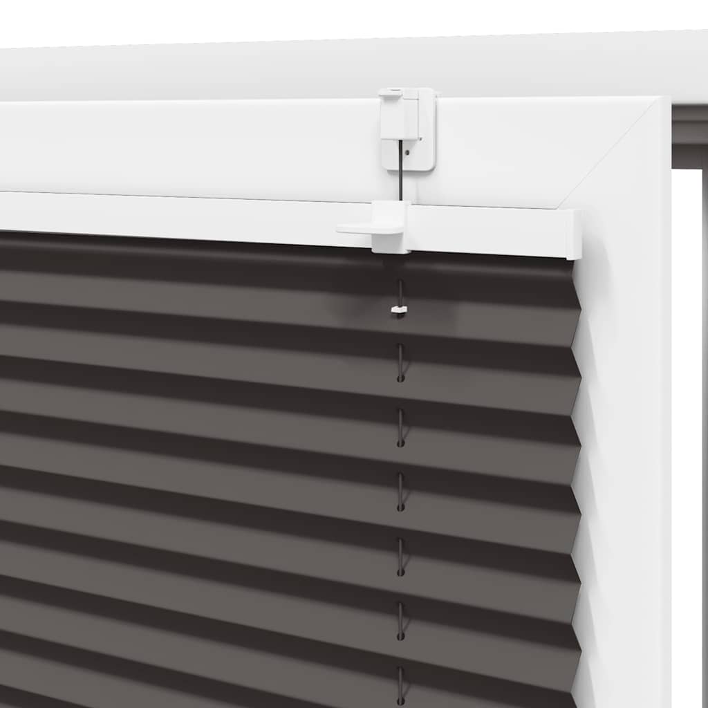 Plisségardin Sort 50x150 cm Stofbredde 49,4 cm Polyester